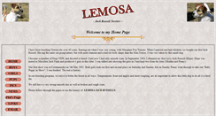 Desktop Screenshot of lemosakennels.com