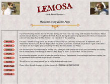 Tablet Screenshot of lemosakennels.com